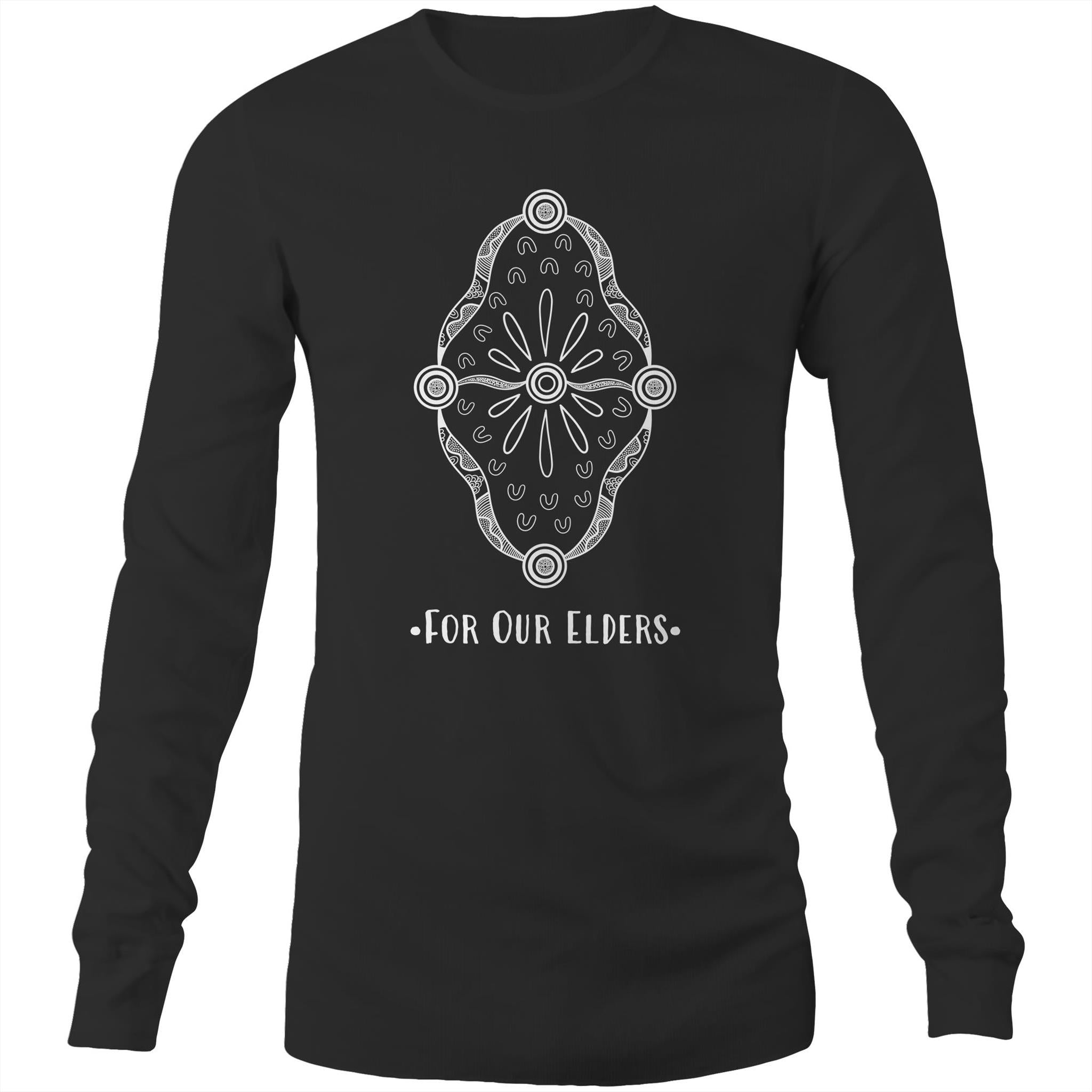 "For Our Elders" NAIDOC 2023- Men's Long Sleeve T-Shirt