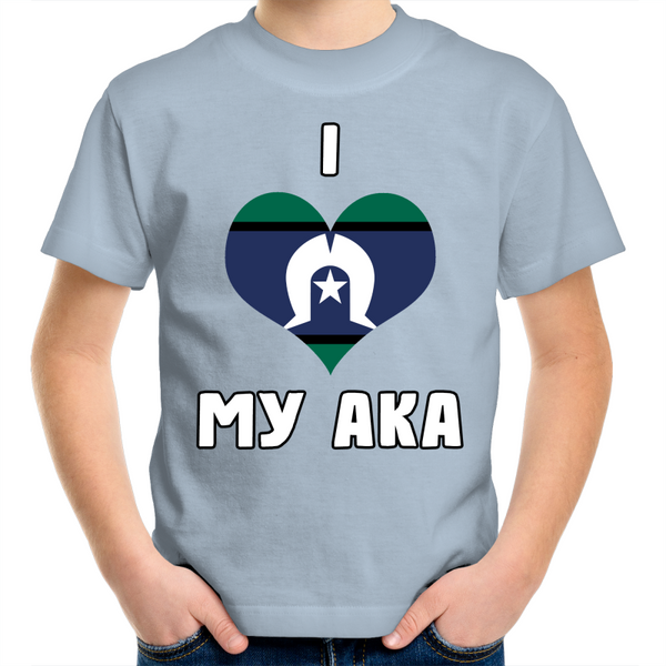 TSI 'I Love My Aka' Kids T-Shirt