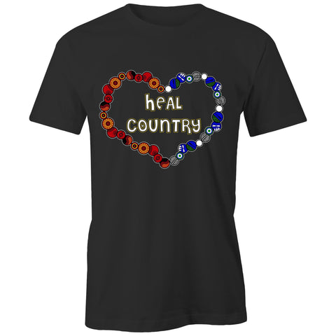'NAIDOC 2021' Heal Country 🖤 Lightweight Slim T-Shirt