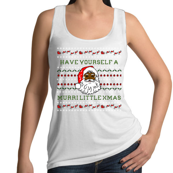 'Have Yourself A Murri Little Xmas' Womens Singlet