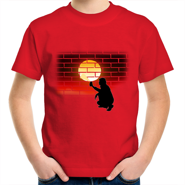 Kids New Dawn 'Bricked Effect' T-Shirt