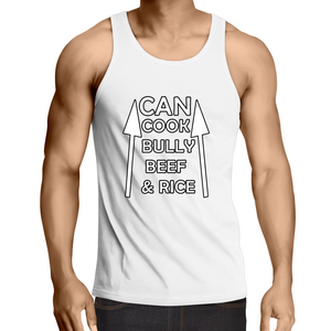Mens 'Can Cook Bully Beef & Rice' Singlet