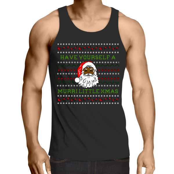'Have Yourself A Murri Little Xmas' Mens Singlet