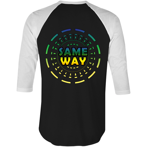 'Whichway' 3/4 Sleeve Mens T-Shirt