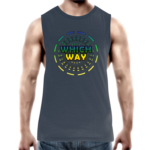 'Whichway'  Mens Tank Top Tee