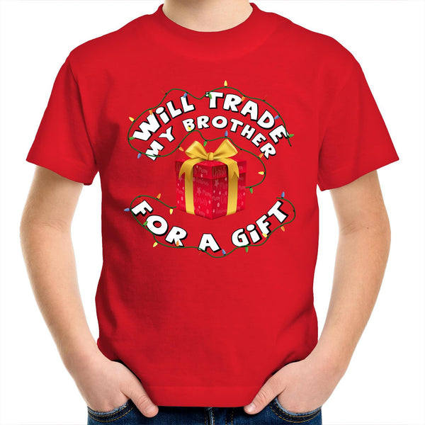 'Will Trade My Brother' Kids T-Shirt