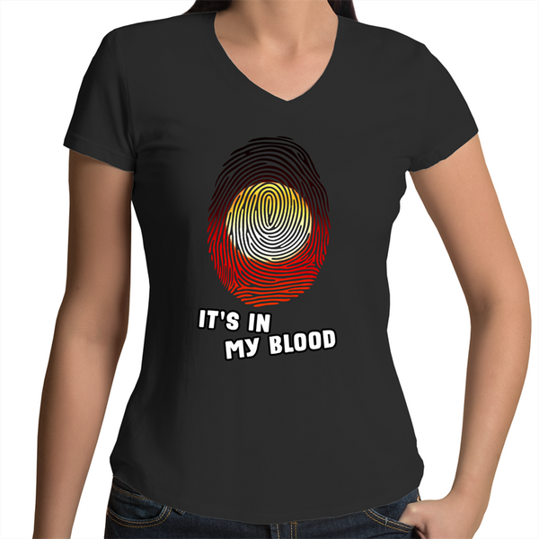 New Dawn 'In My Blood' V-Neck T-Shirt