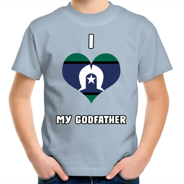 TSI 'I Love My Godfather' Kids T-Shirt