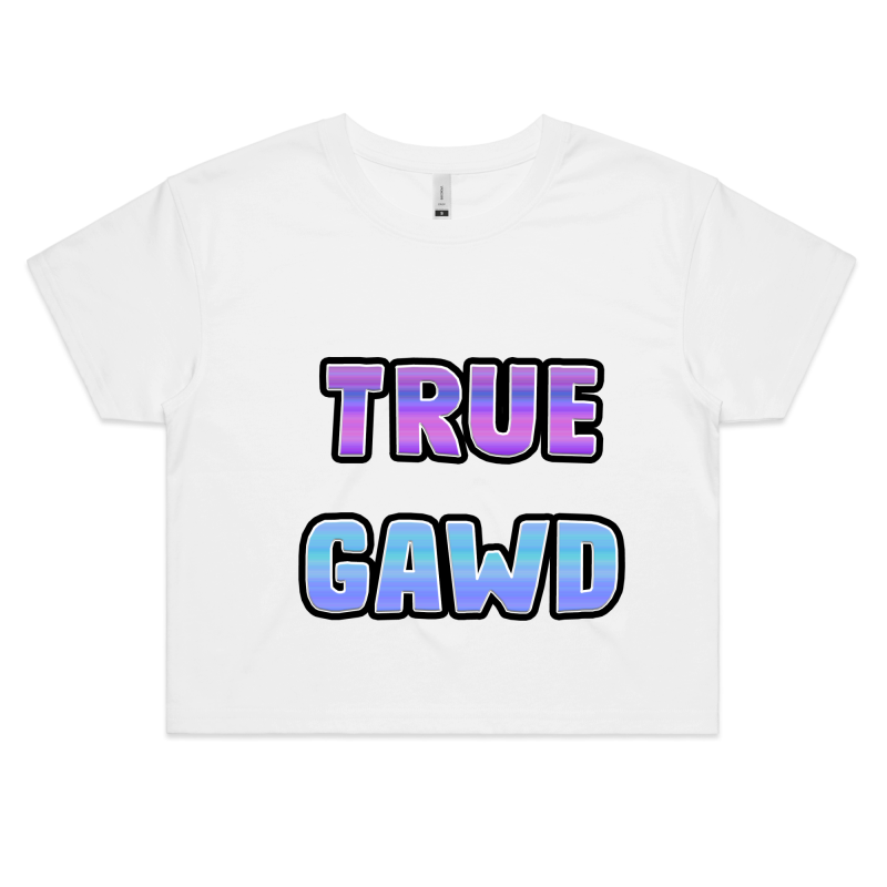 'True Gawd' Crop Tee