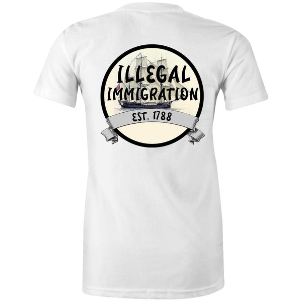 'Illegal Immigration' Maple Tee