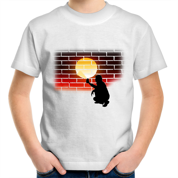 Kids New Dawn 'Bricked Effect' T-Shirt