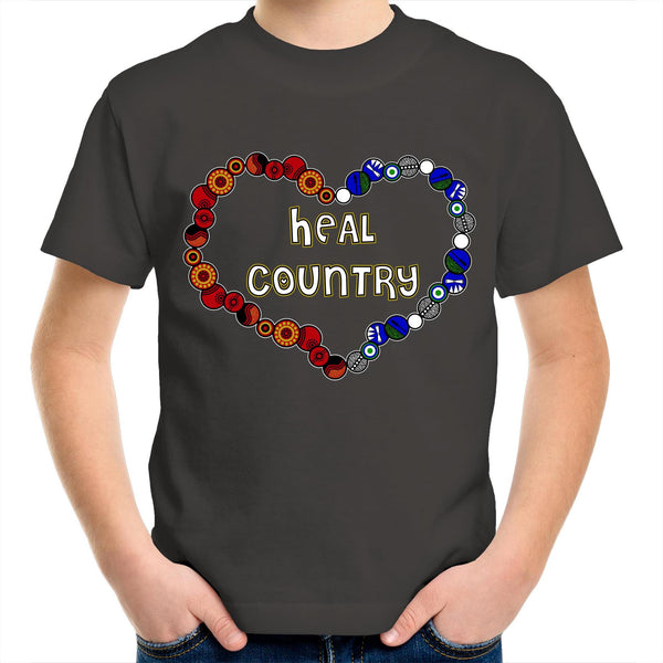 'NAIDOC 2021' Heal Country 🖤 Kids T-Shirt
