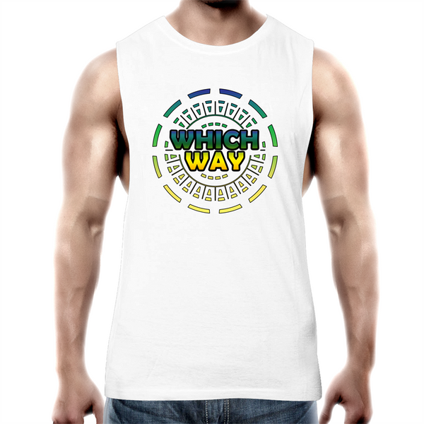 'Whichway'  Mens Tank Top Tee