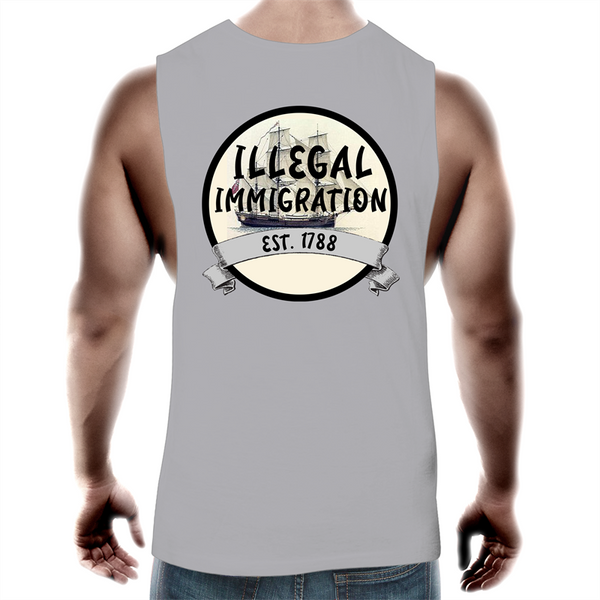'Illegal Immigration Est. 1788' Mens Tank Top Tee