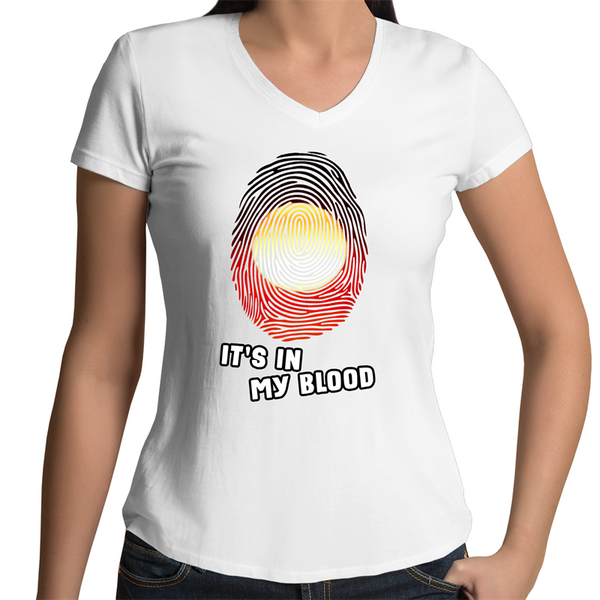 New Dawn 'In My Blood' V-Neck T-Shirt