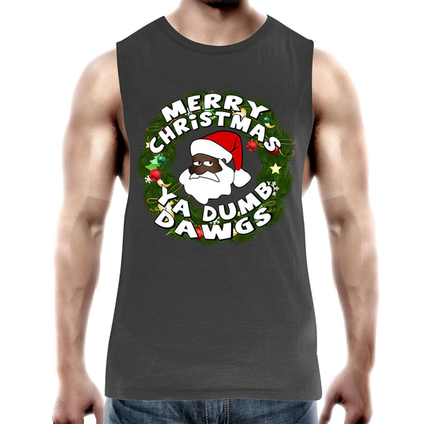 'Merry Christmas Ya Dumb Dawgs' Tank Top Tee