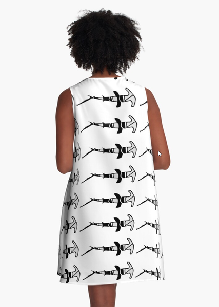 'The Hammerhead Shark' A-Line Dress