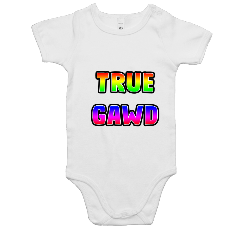 Baby 'True Gawd' Romper