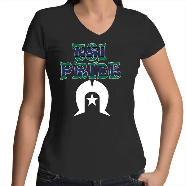 'TSI Pride' Womens V-Neck T-Shirt