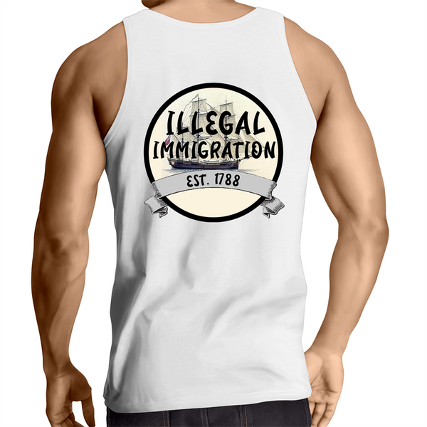 'Illegal Immigration Est. 1788' Mens Singlet Top