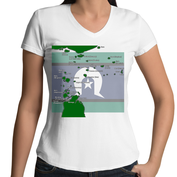 'Island Home' V-Neck T-Shirt