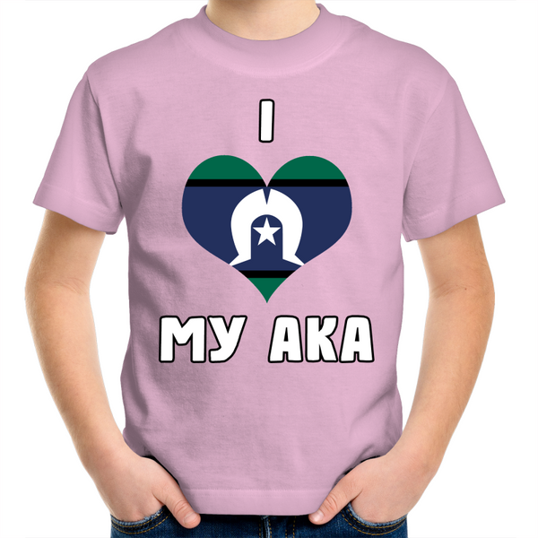 TSI 'I Love My Aka' Kids T-Shirt