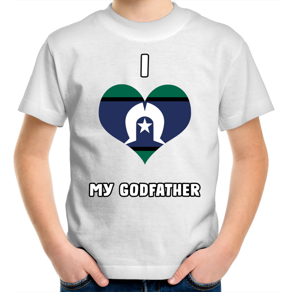 TSI 'I Love My Godfather' Kids T-Shirt