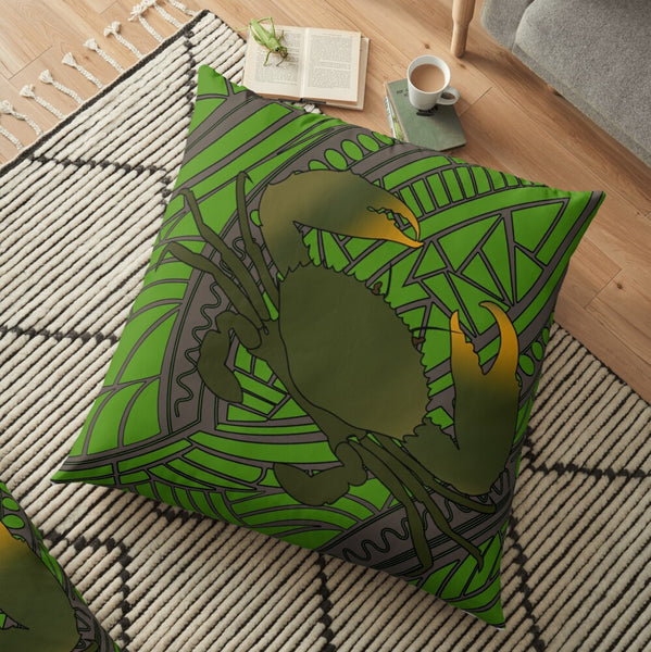'Githalai in Mangroves' Floor Pillow